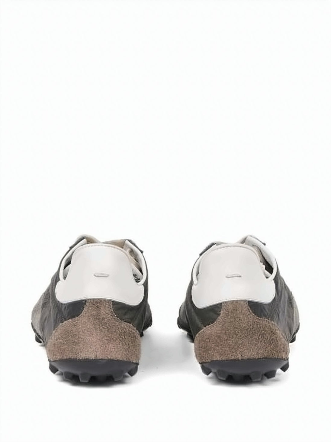 Low-Profile Sneakers with Polyester and Suede Overlays