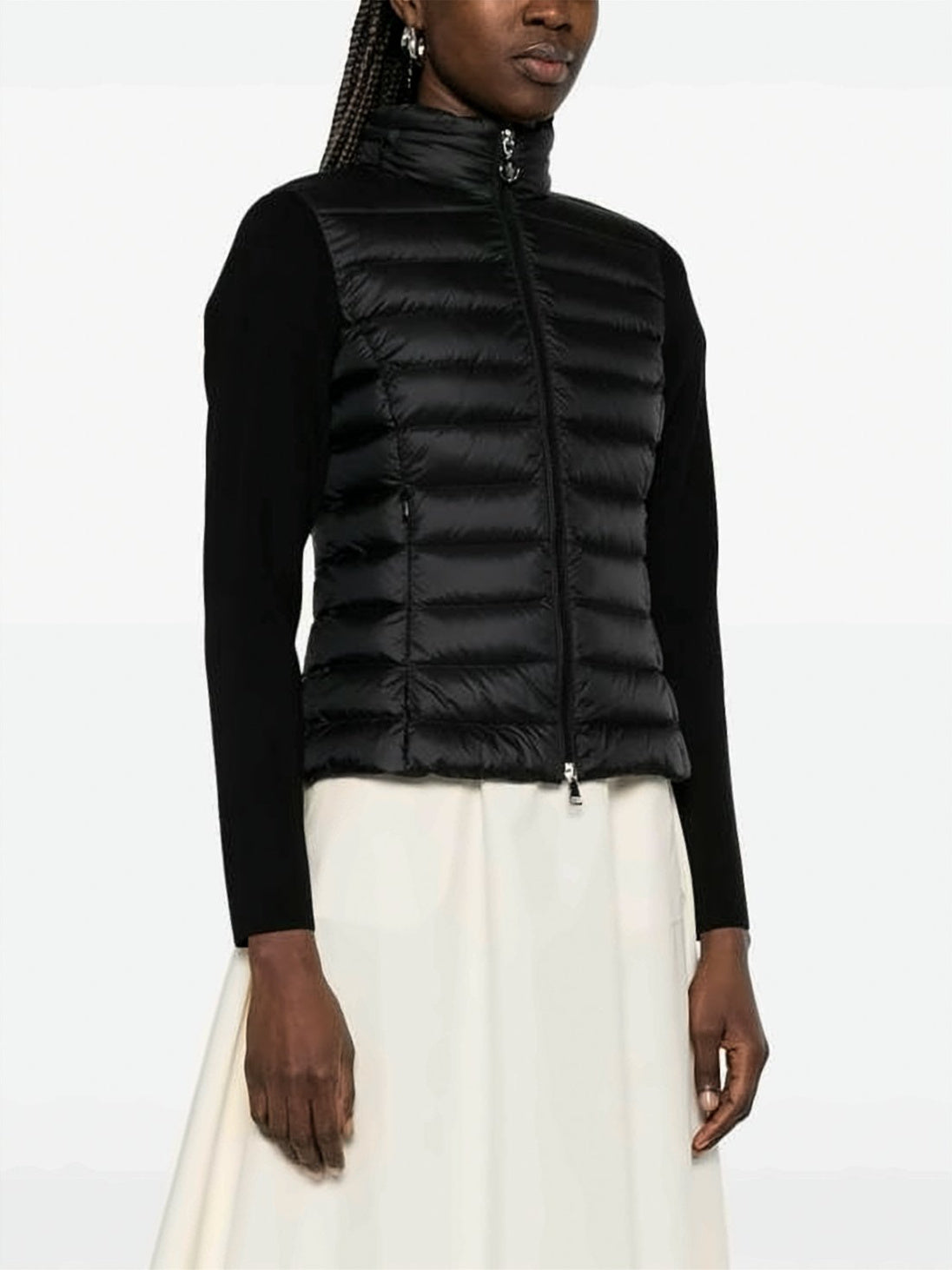 Quilted Casual Jacket with High Collar