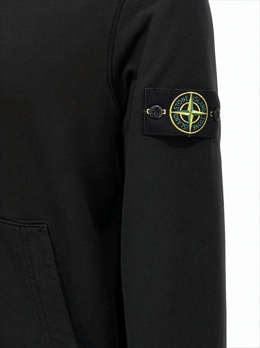 Black Hoodie with Drawstring Hood