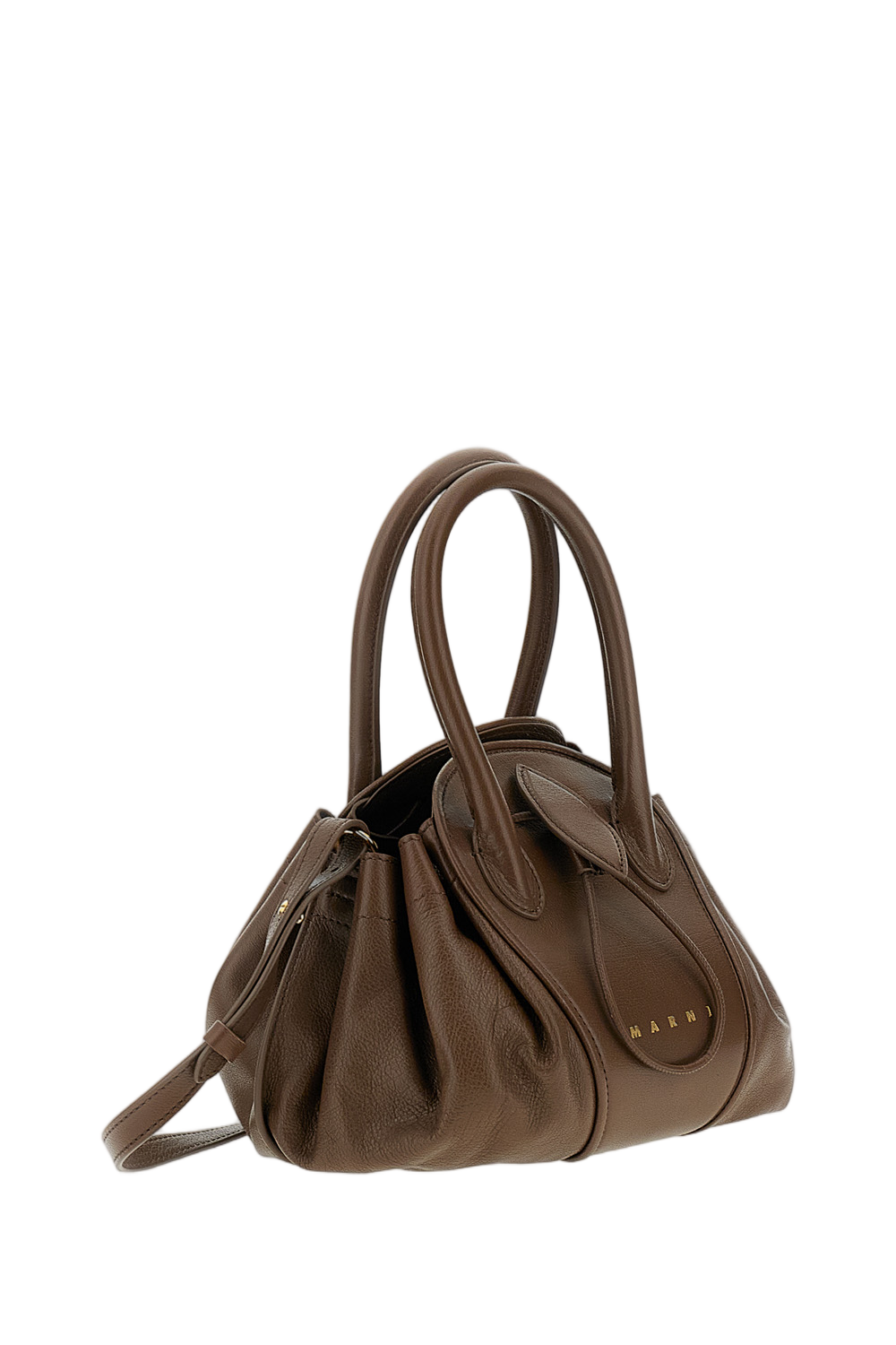 Brandy Tulipea Small Leather Bag