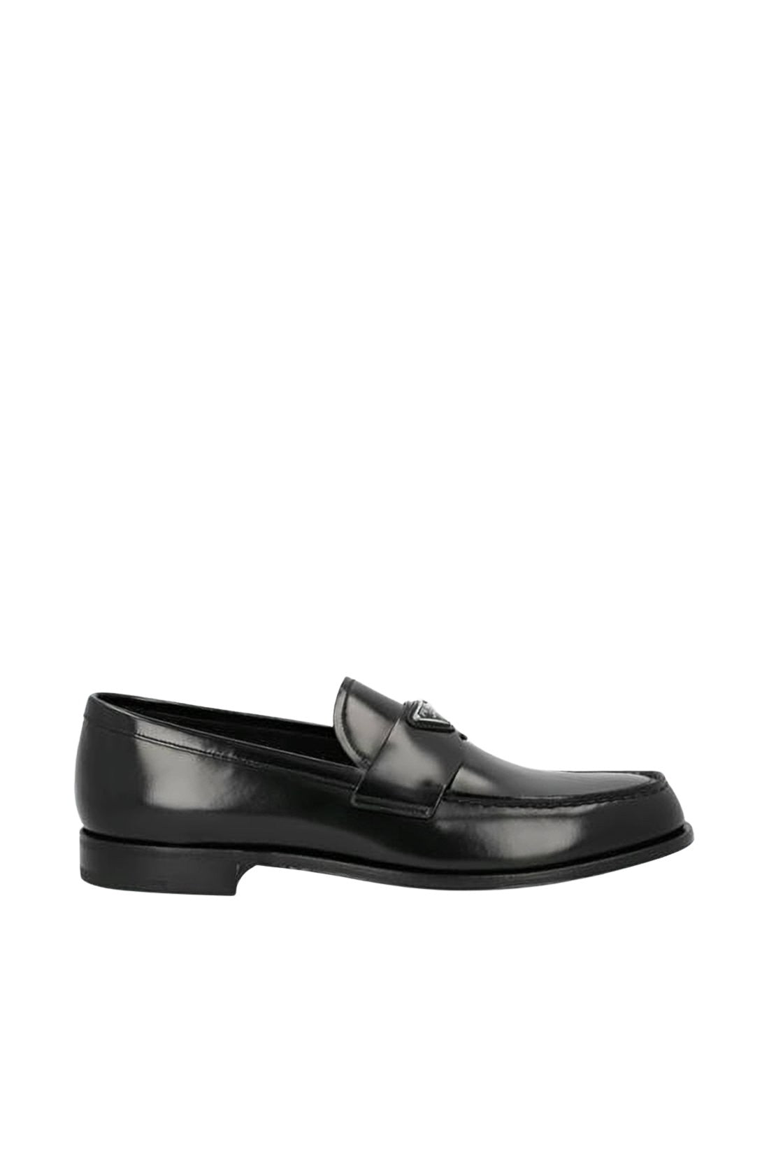 Polished Leather Loafer with Penny Strap
