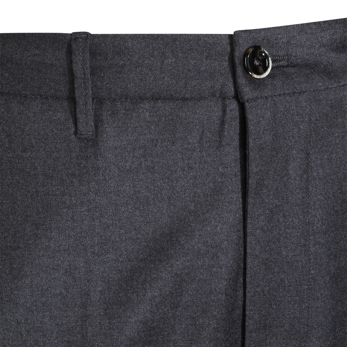 Tailored Dark Grey Trousers with Elastic Waistband