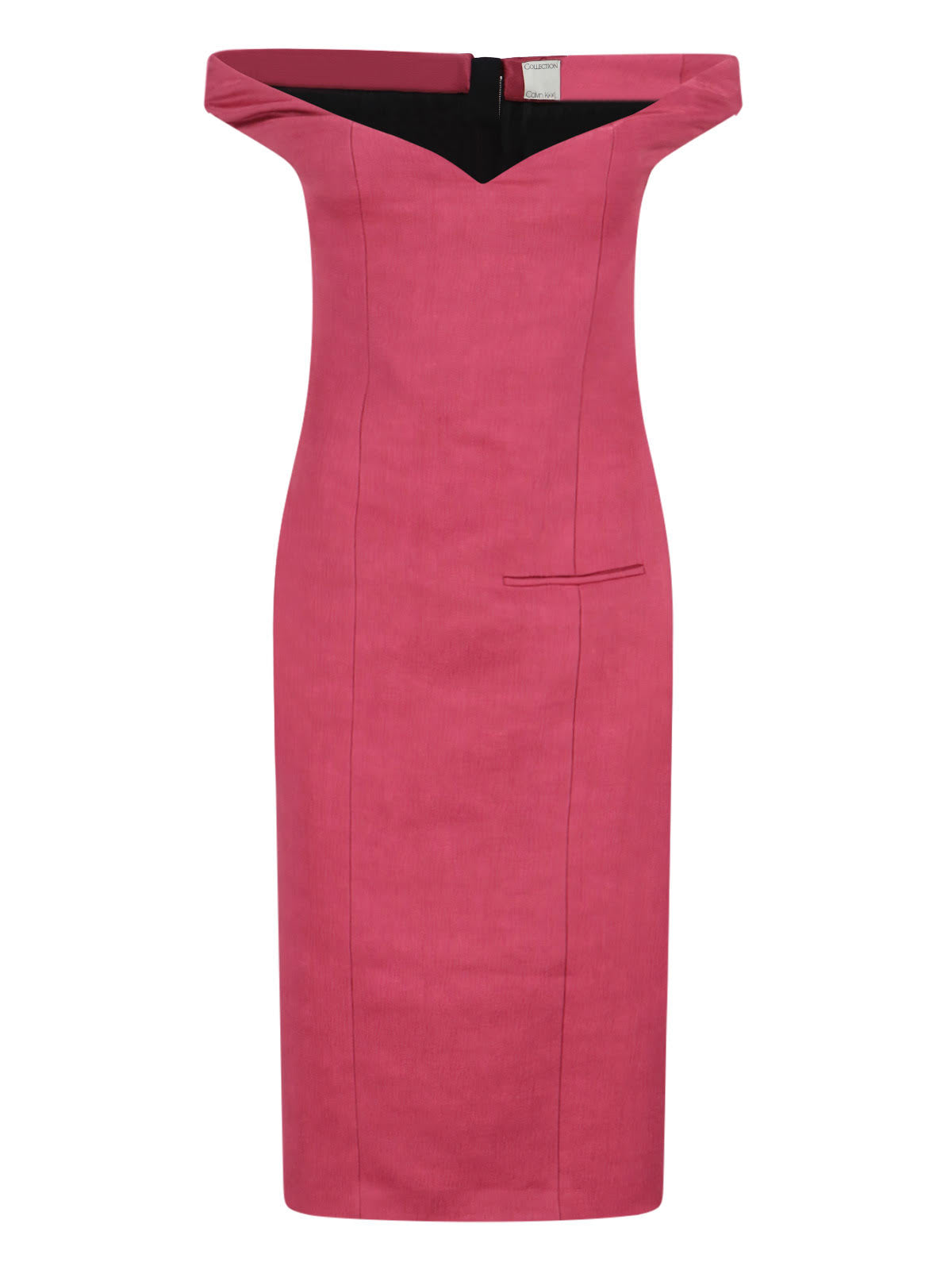 Midi Dress with Sweetheart Neckline