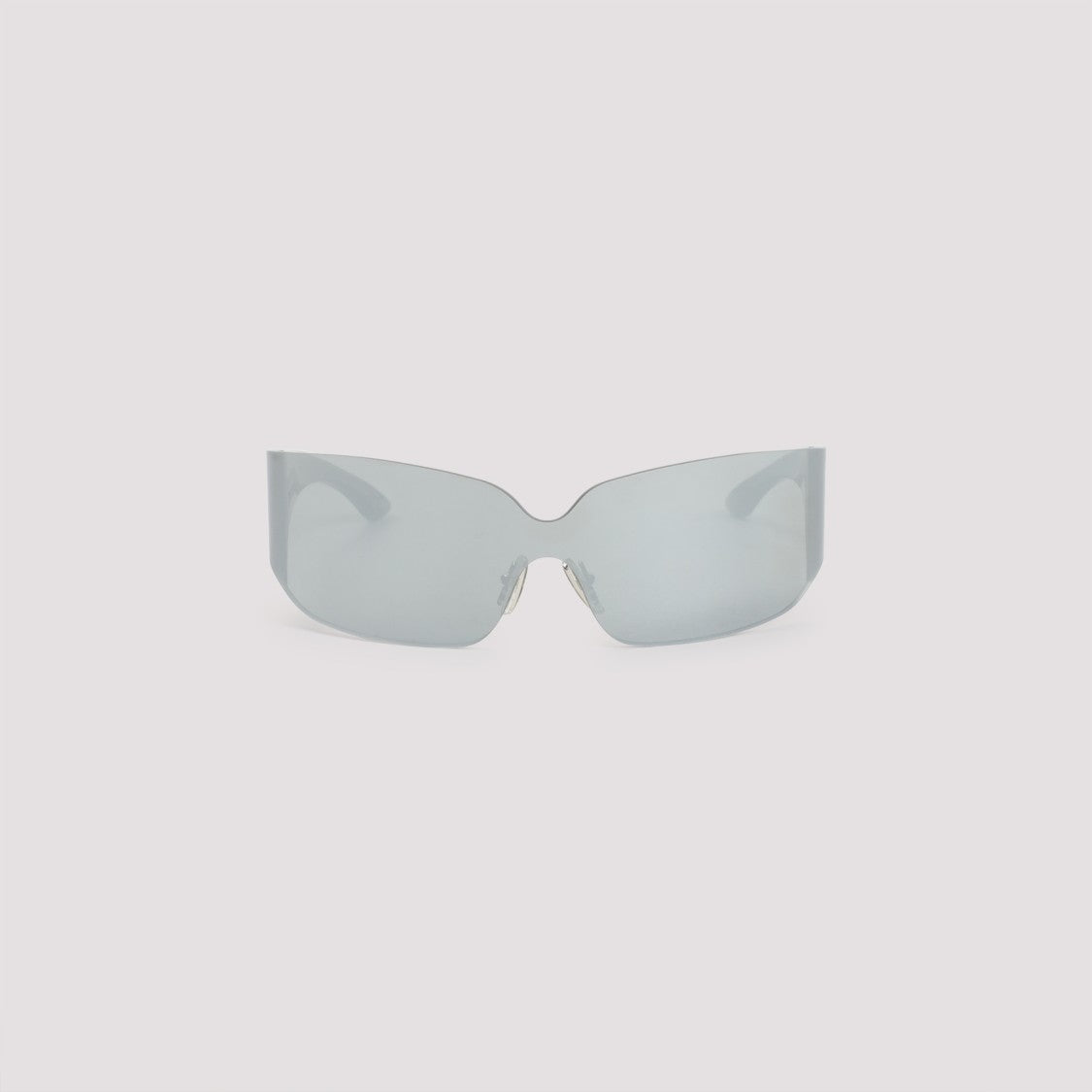 Full-Frame Acetate Sunglasses with Metallic Finish