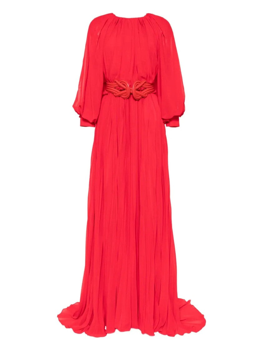 Pleated Long Dress