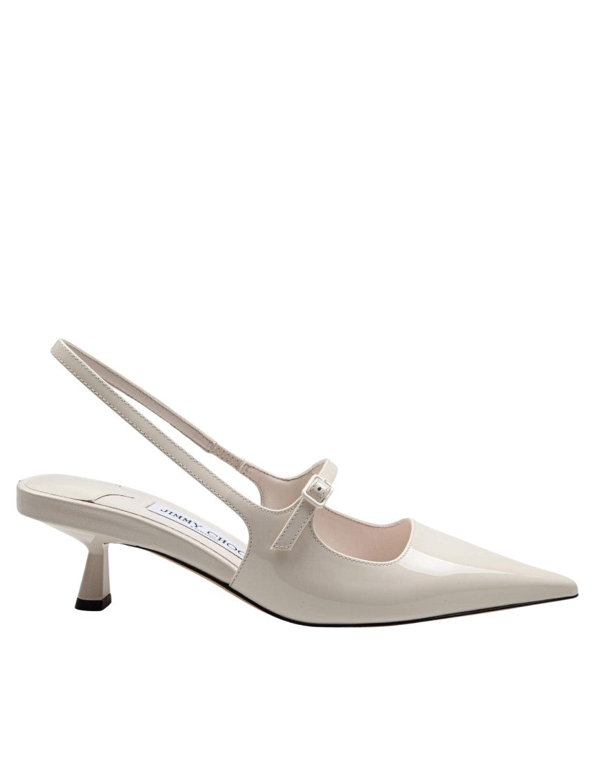 Milk Patent Leather Slingback
