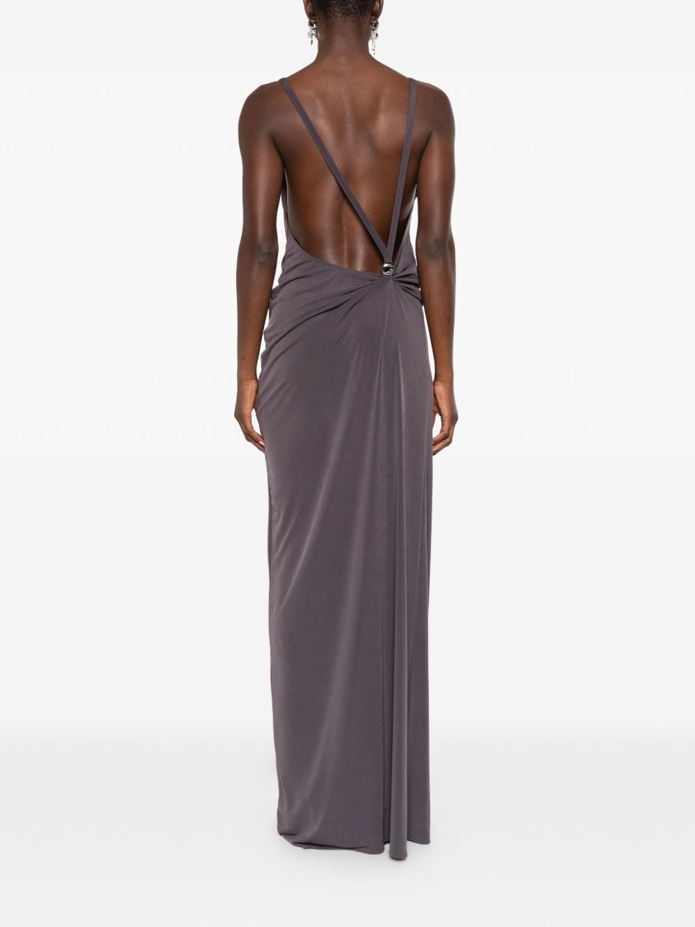 Maxi Dress with Draped Detailing