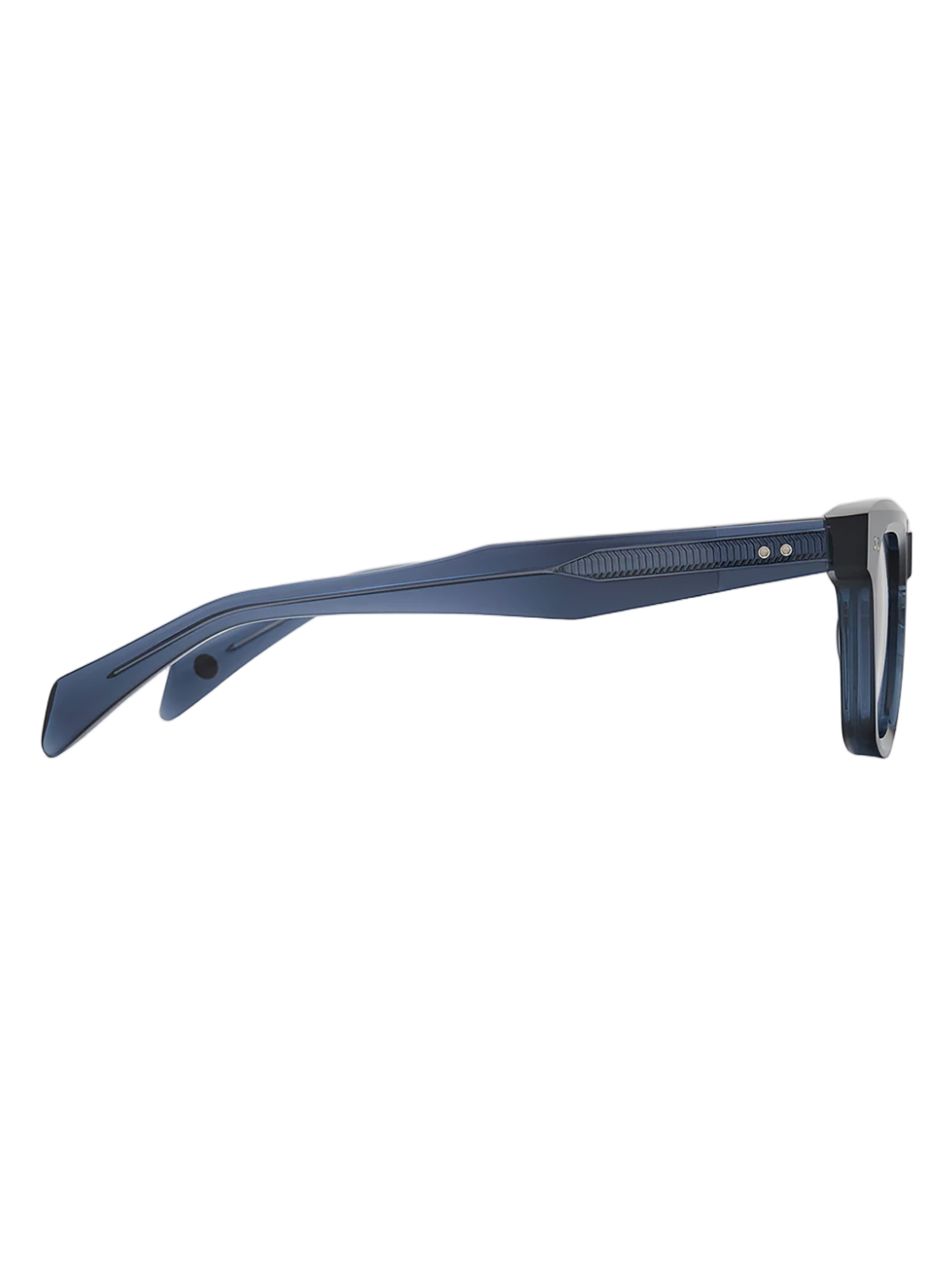 Rectangular Deep Blue Acetate Optical Frames