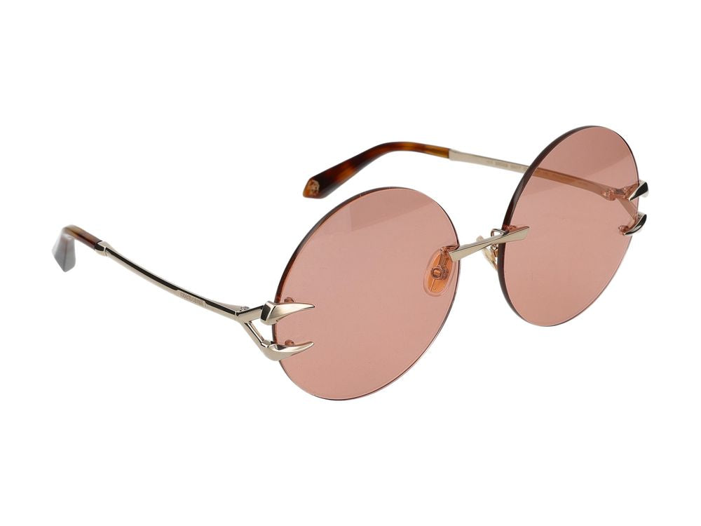 Sunglasses Roberto Cavalli SRC006 594F Oro Chiaro Lucido 63/17/140