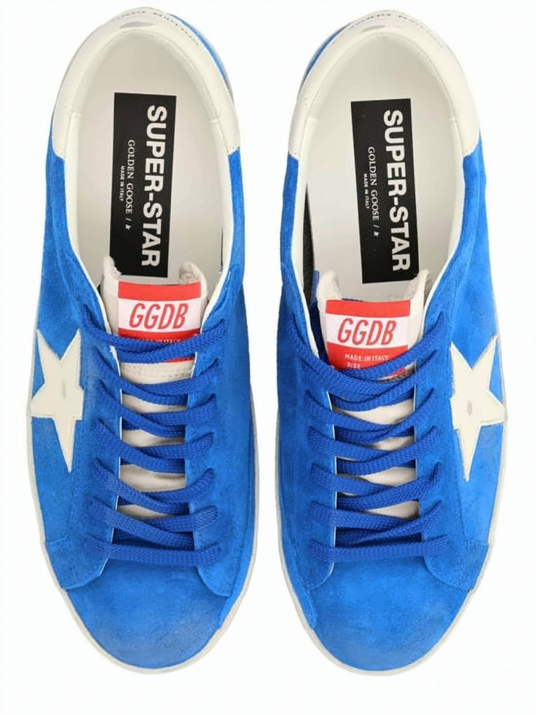 Vibrant Blue Suede Sneakers