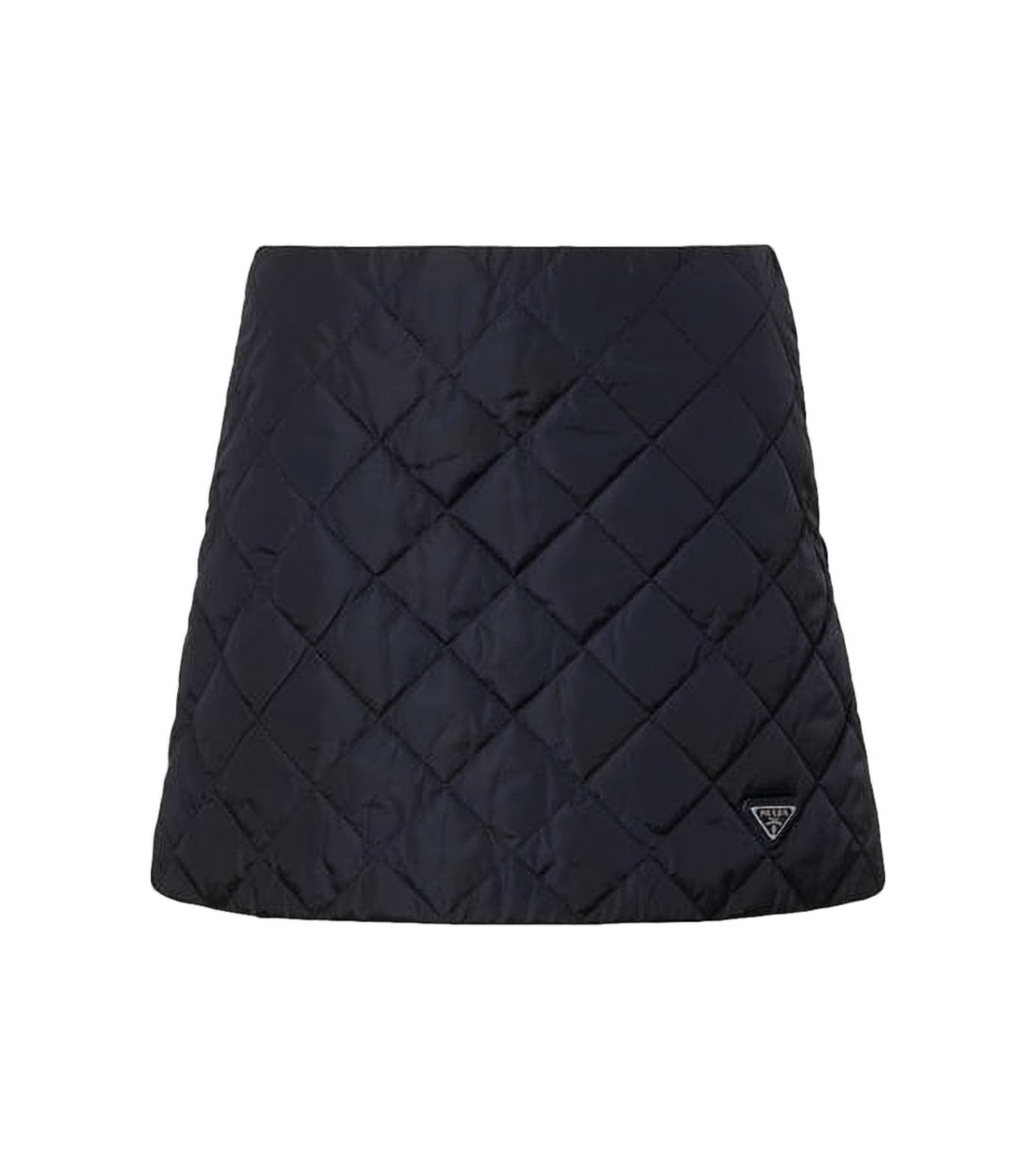 Quilted Mini Skirt with A-Line Silhouette