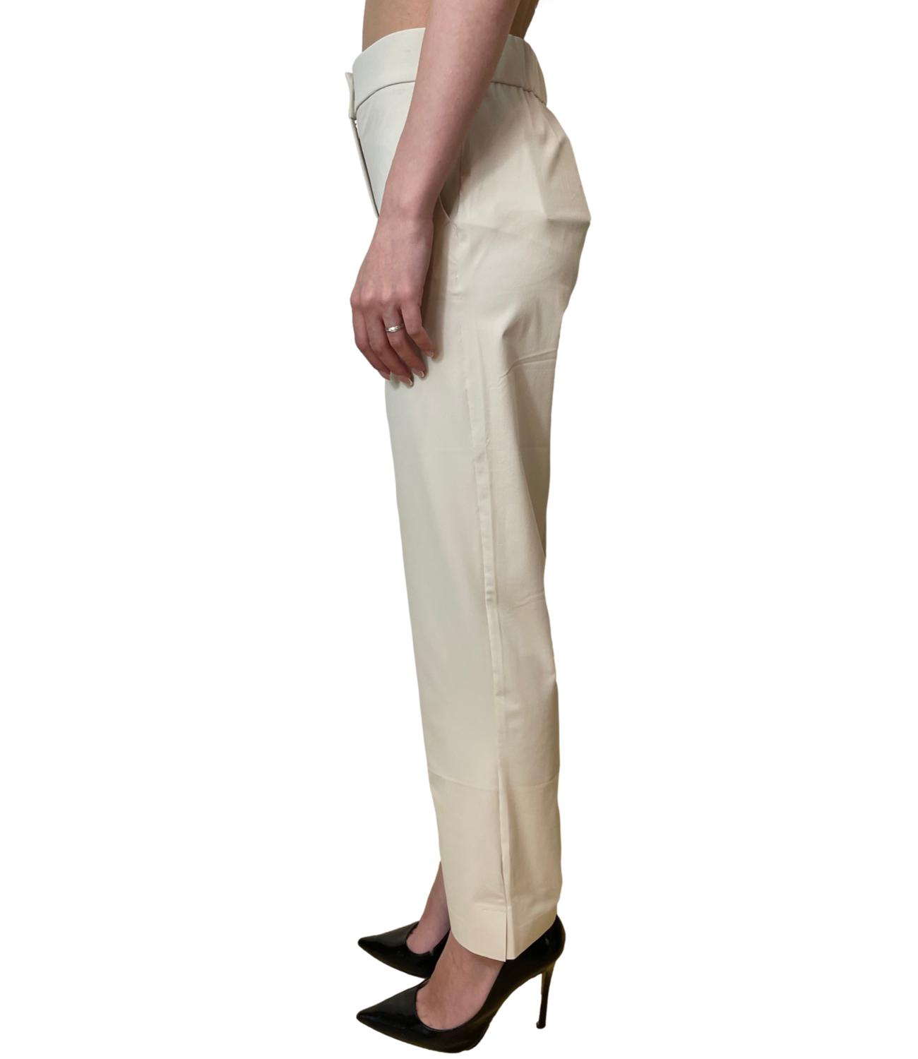 Ivory White Mmlpaio Polyamide Trousers