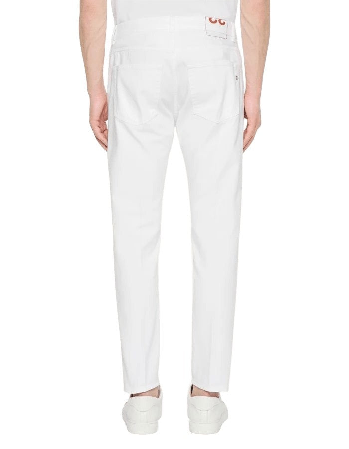Carrot-Fit Jeans With Five-Pocket Design