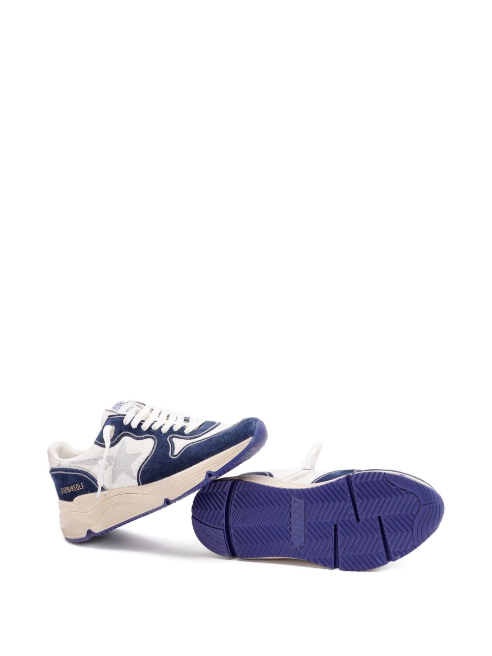 Sporty Sneakers With Suede Detailing And Rubber Sole