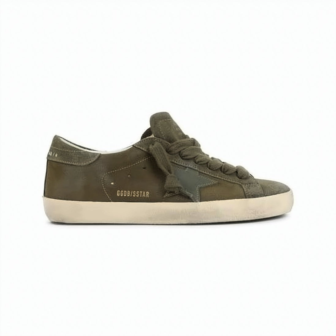Suede Low-Top Sneakers with Vintage Finish