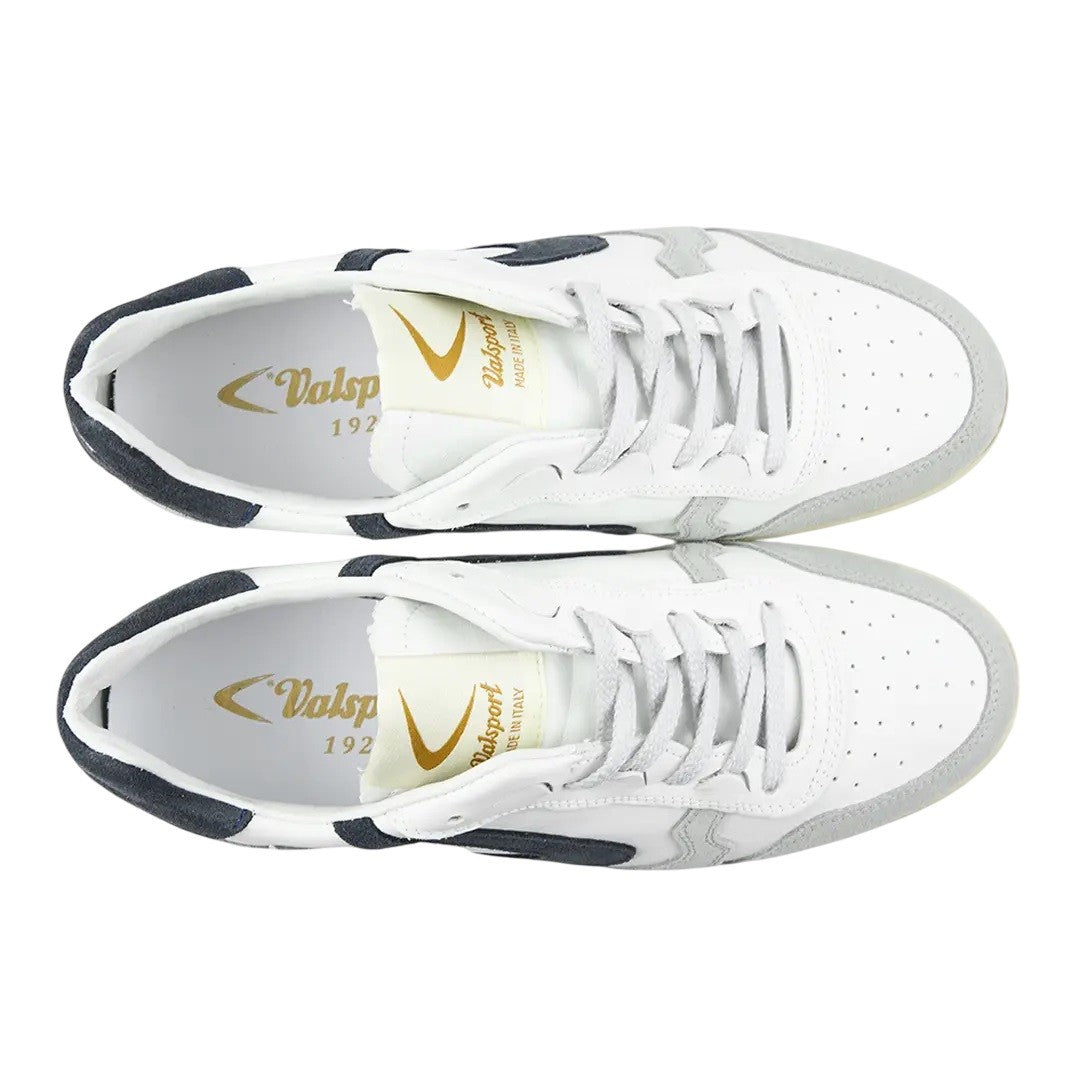 Premium Leather And Suede Sneakers With Rubber Cupsole
