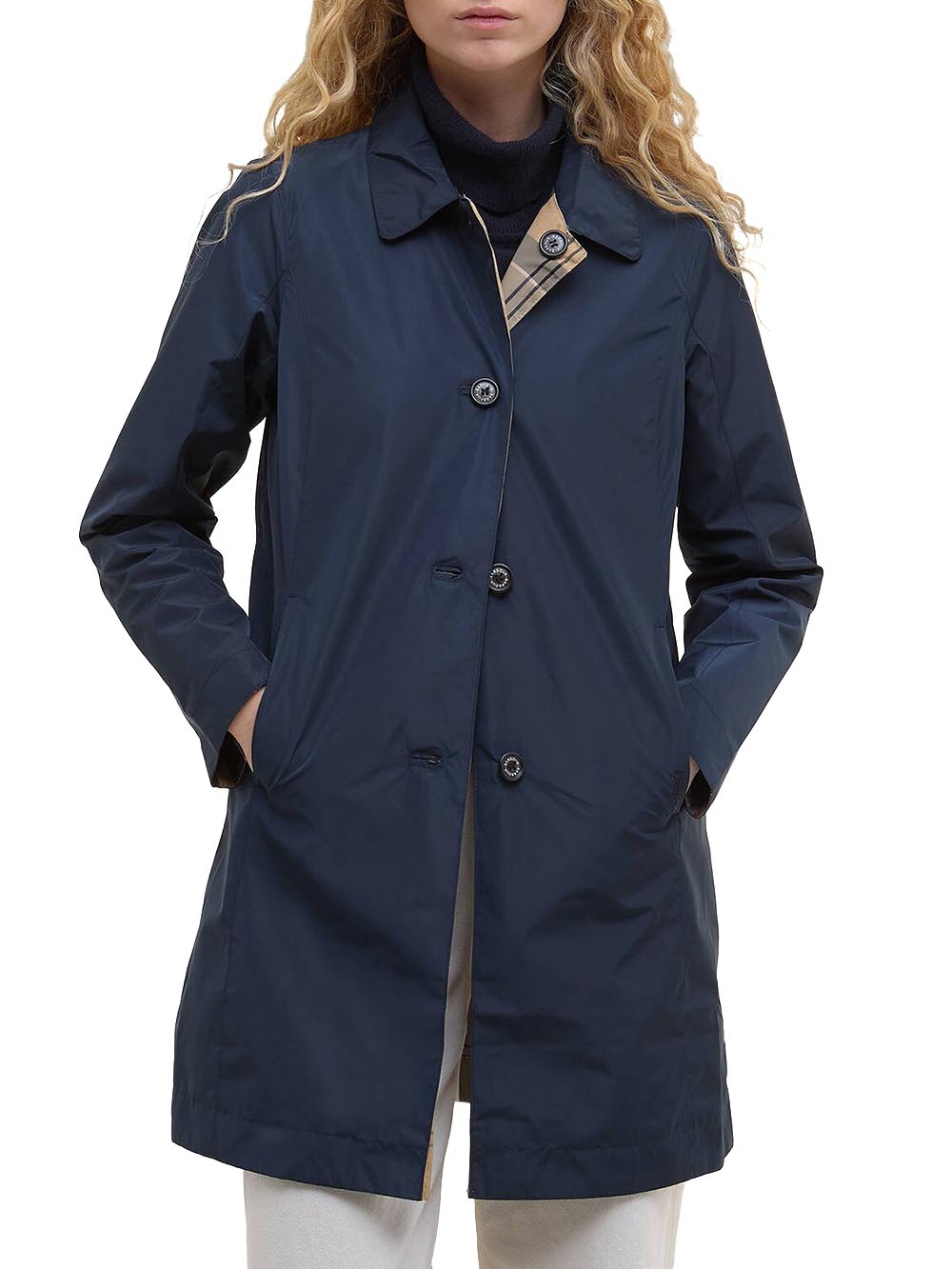 Babbity Showerproof Coat with Classic Button-Up Design