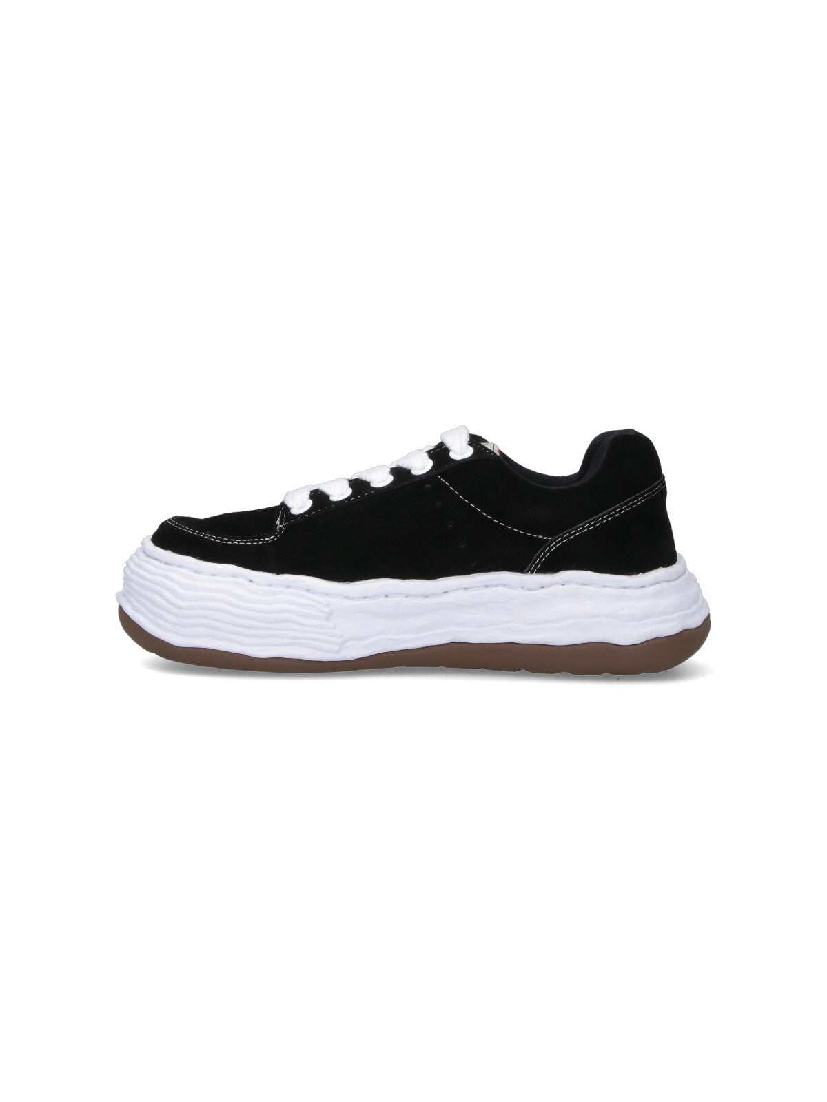Low-Top Sneakers With Rounded Toe