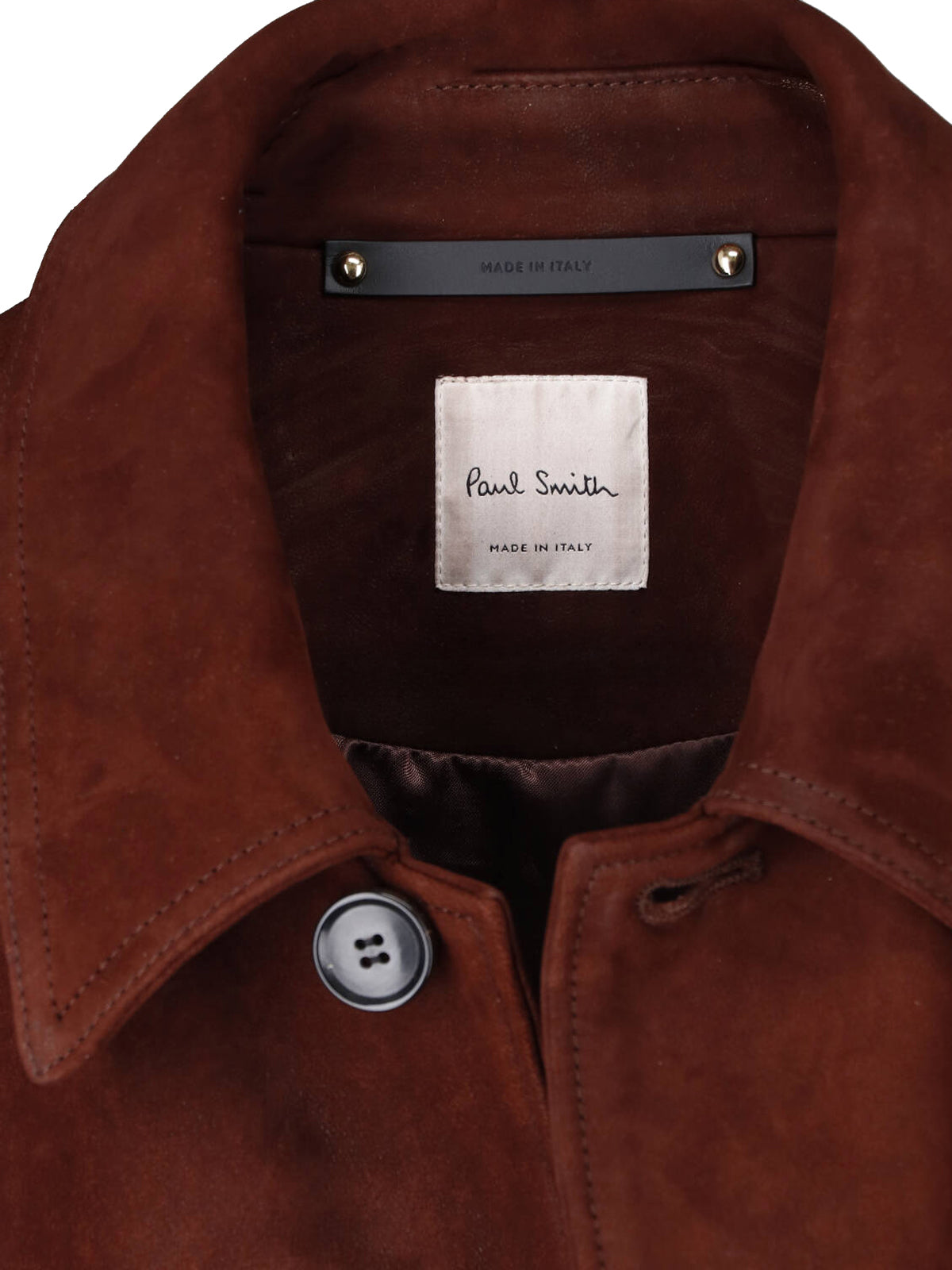 Brown Classic Collar Suede Jacket