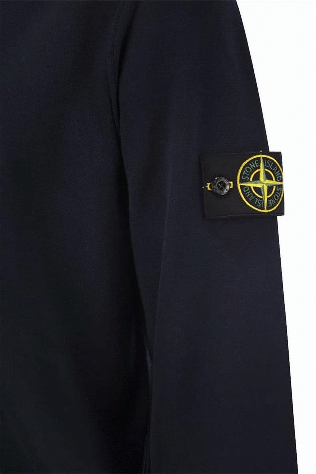 V-Neck Cardigan with Button-Down Front and Distinctive Logo