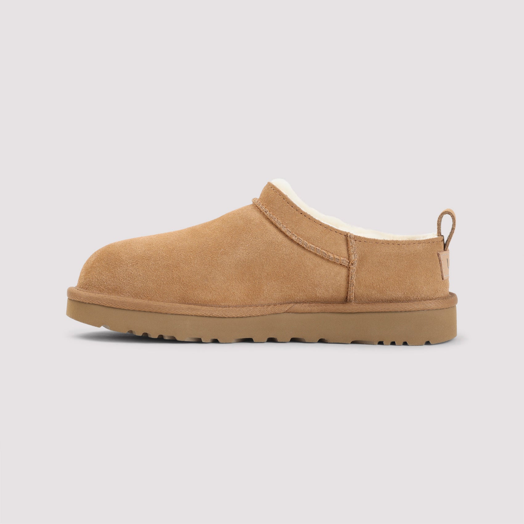 Soft Suede Slip-On Shoes with Plush Shearling Lining