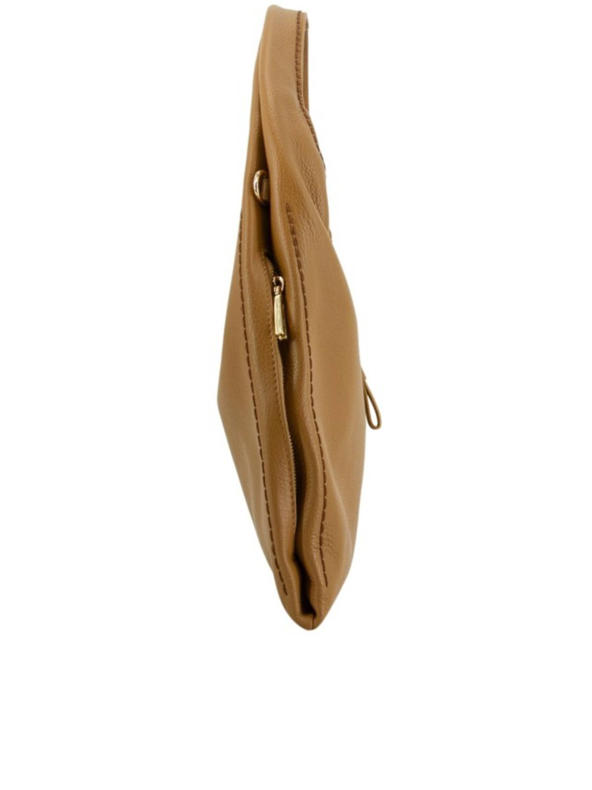 California Medium Pebbled Leather Shoulder Bag