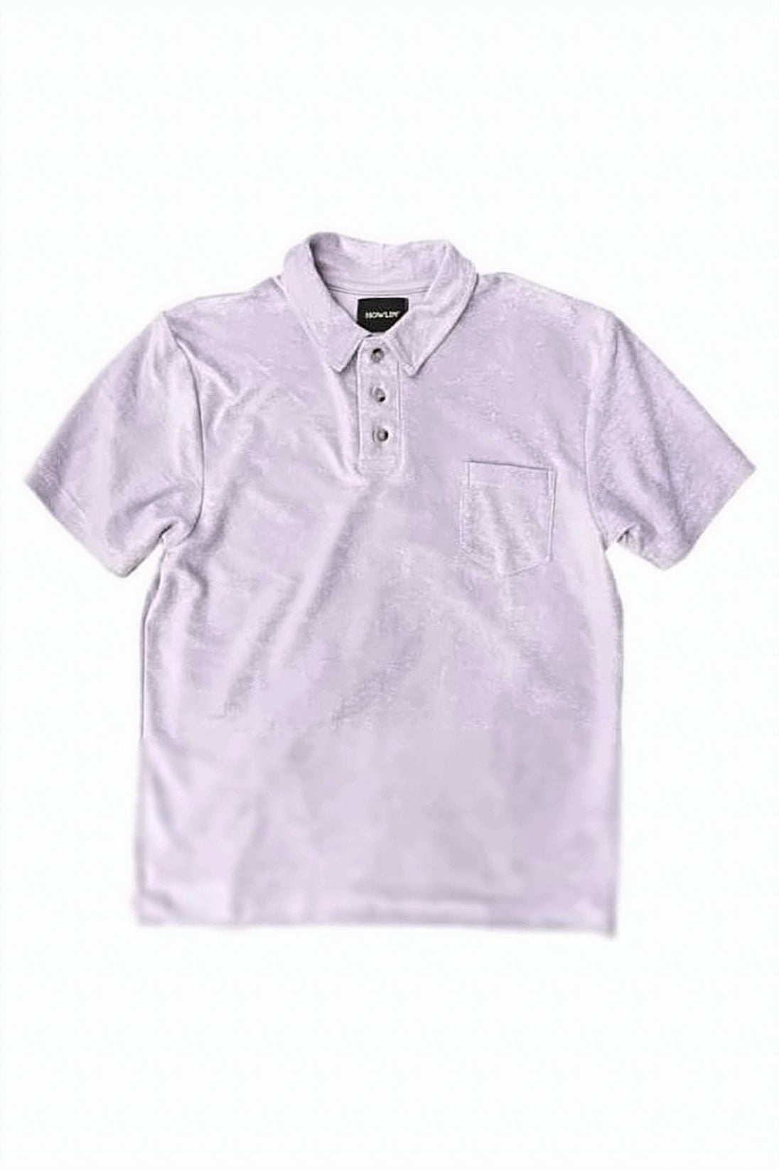 Textured Purple Polo Shirt with Classic Collar