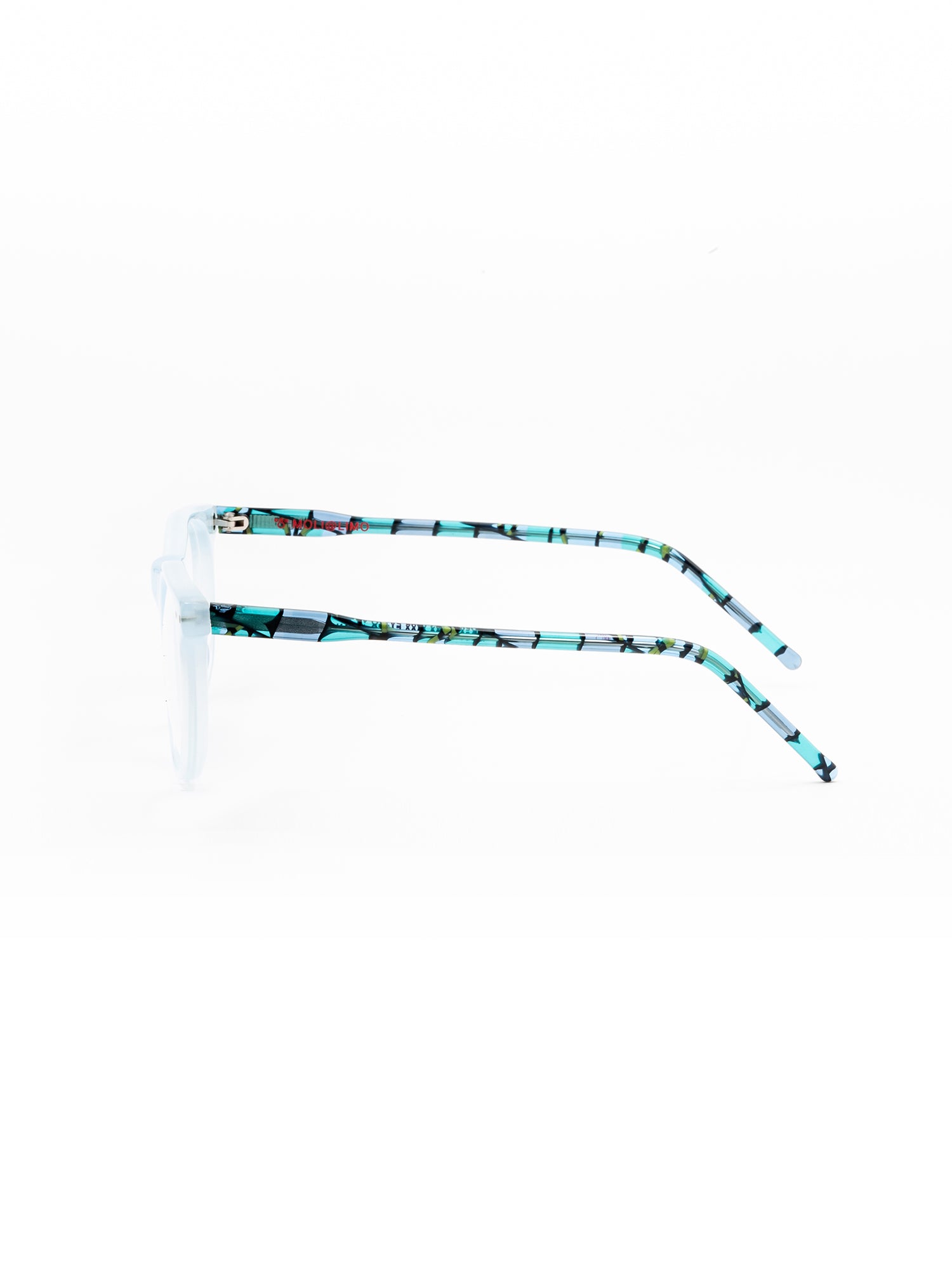 Multicolor Acetate Optical Frames with Patterned Temples