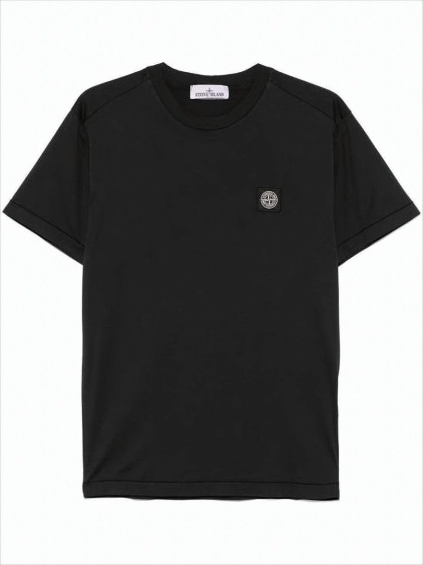 Short-Sleeve Cotton T-Shirt with Minimalist Design