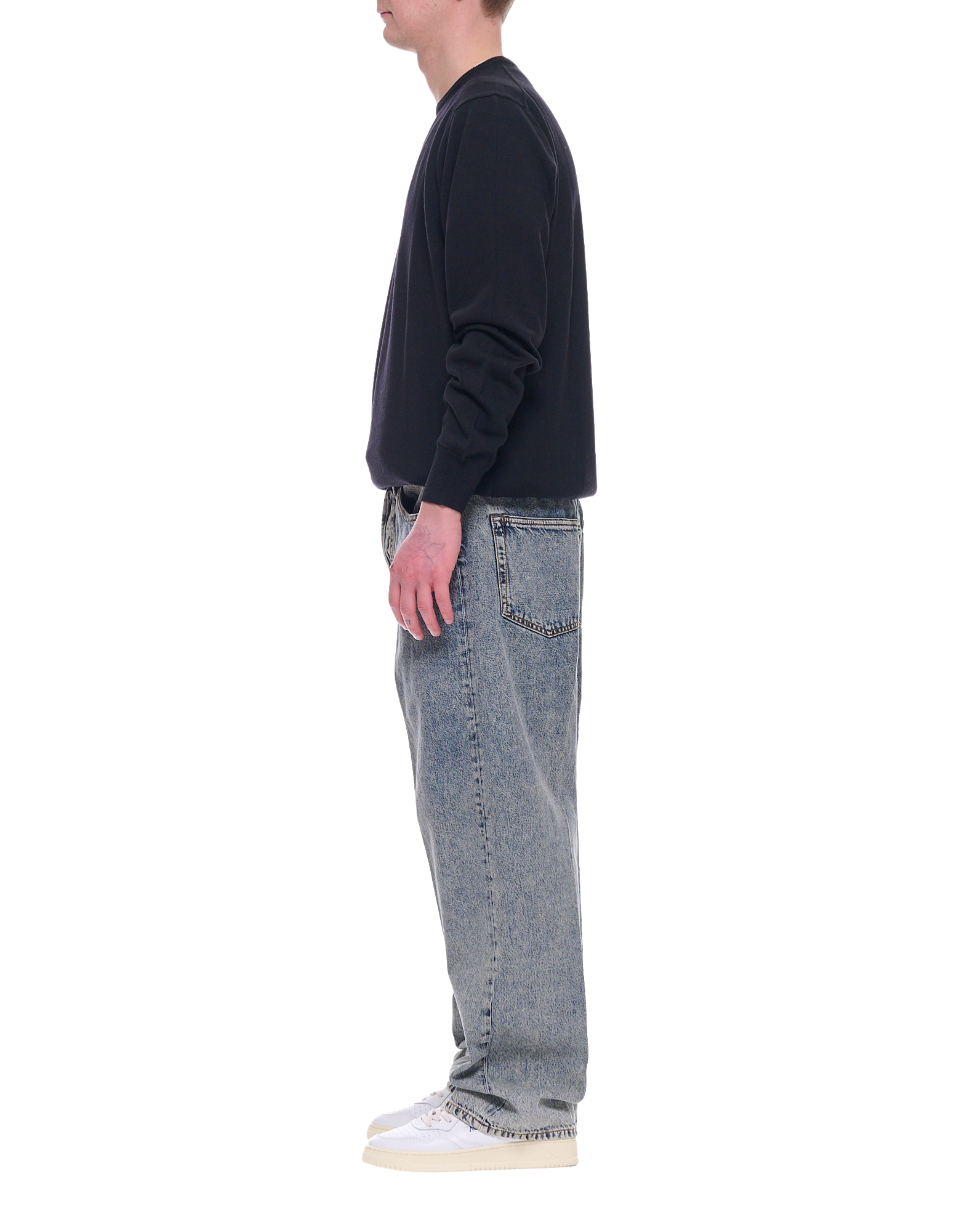 Carrot Fit 5 Pocket Cotton Jeans