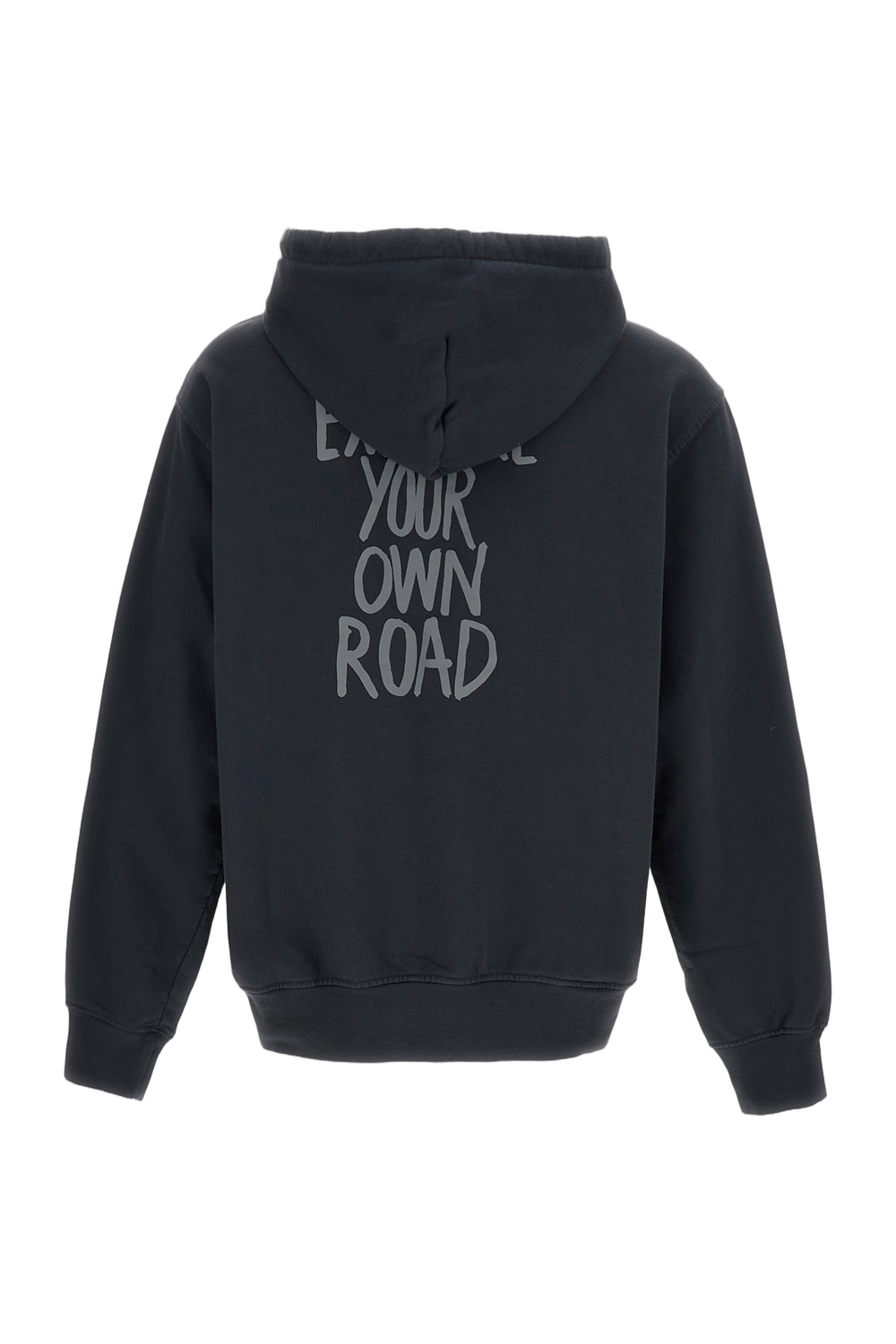 Off-Race Blue Cotton Hoodie