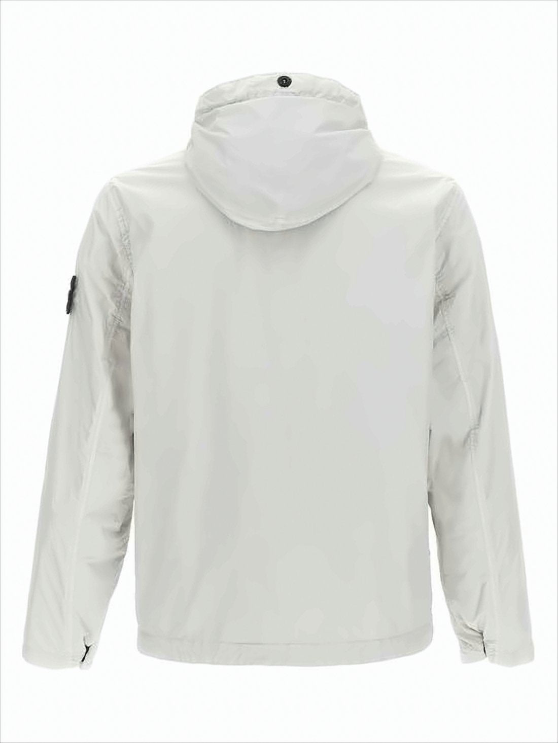Relaxed-Fit Nylon Jacket with Adjustable Hood