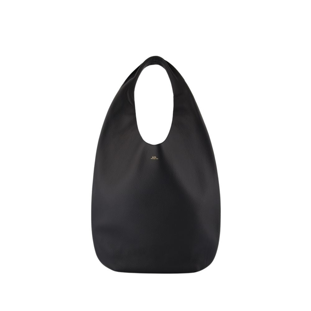 Le Neige Shoulder Bag -Leather - Black