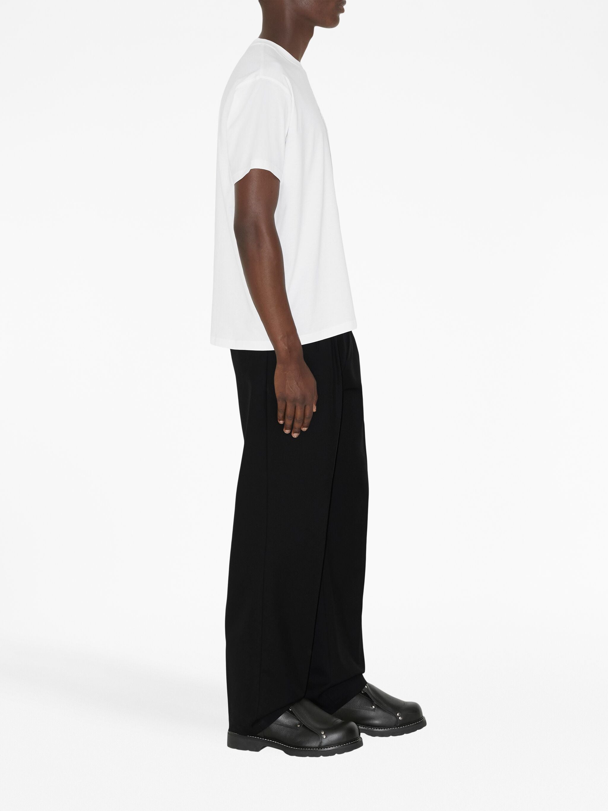 Tempah White Cotton Logo T-Shirt
