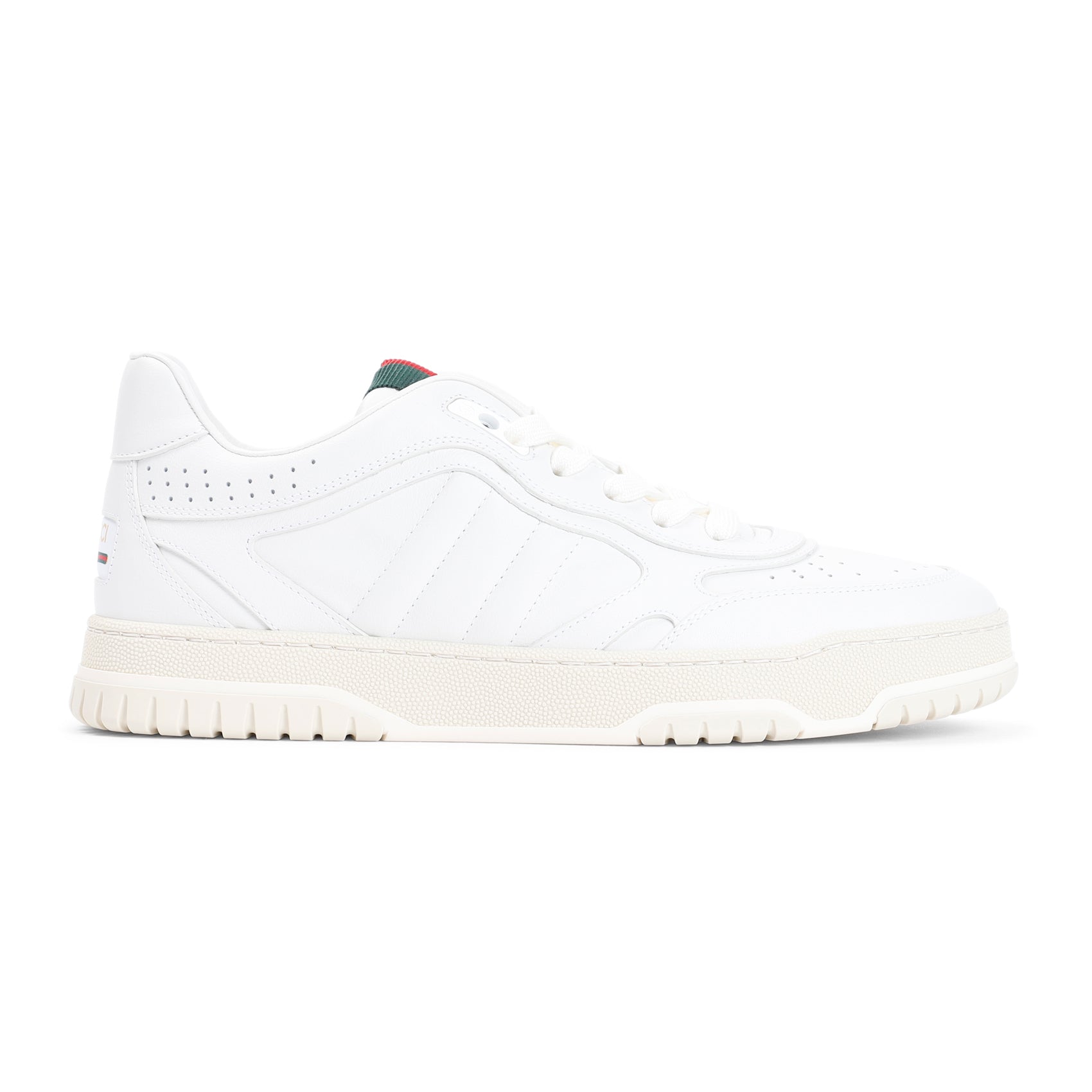 Minimalist Leather Lace-Up Sneakers with Iconic Logo