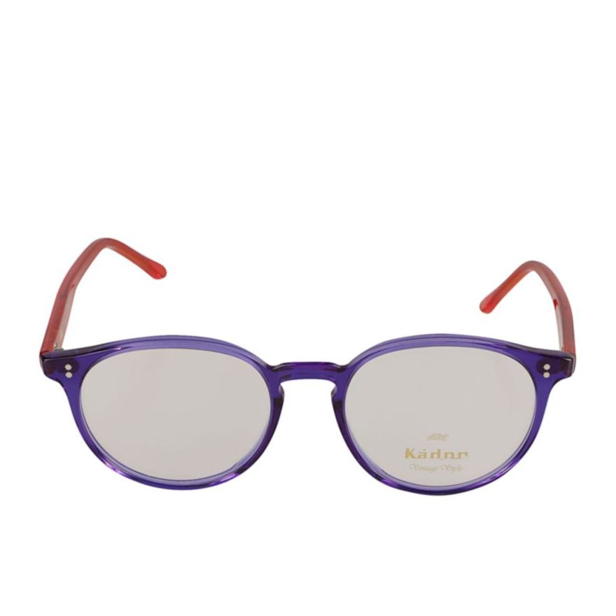 Jonas/N-52 Translucent Purple Round Lens Eyeglasses
