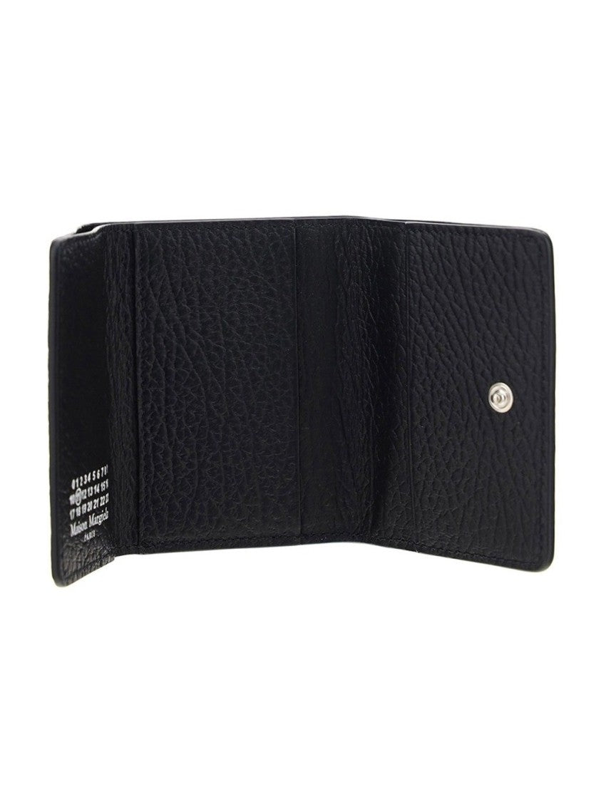 Textured Calf Leather Bifold Wallet