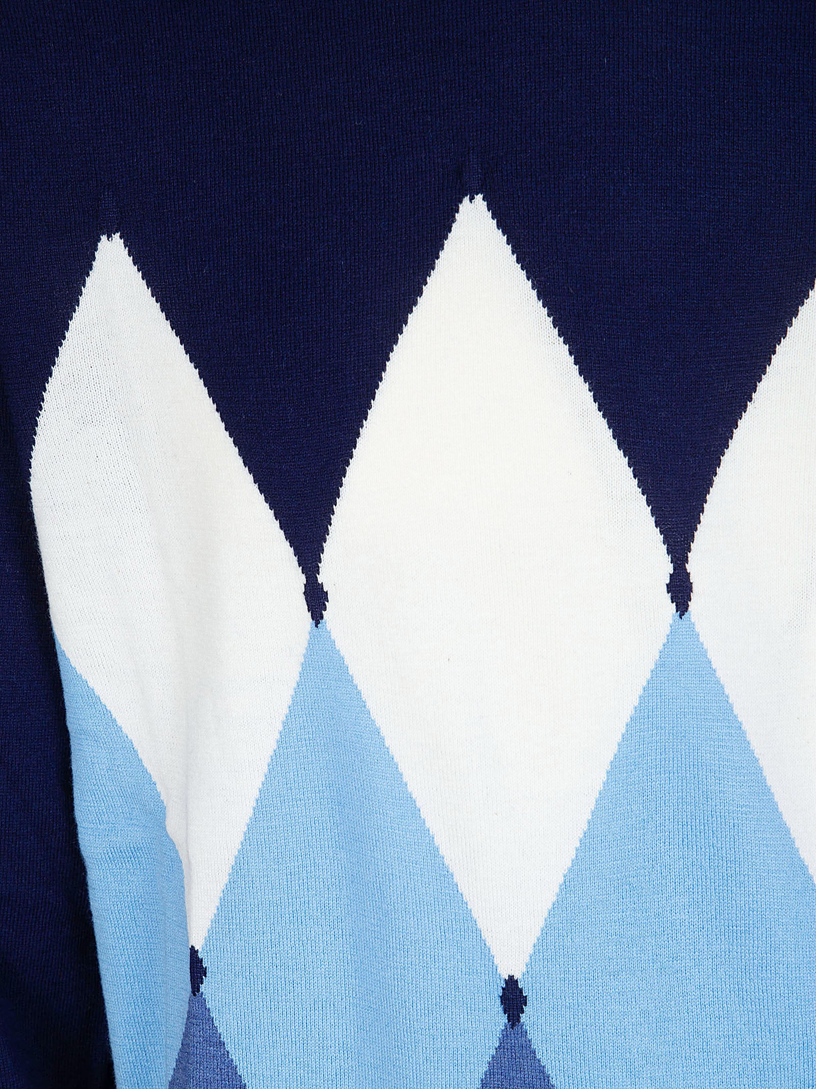 Argyle Patterned Crew Neck Sweater by Ballantyne