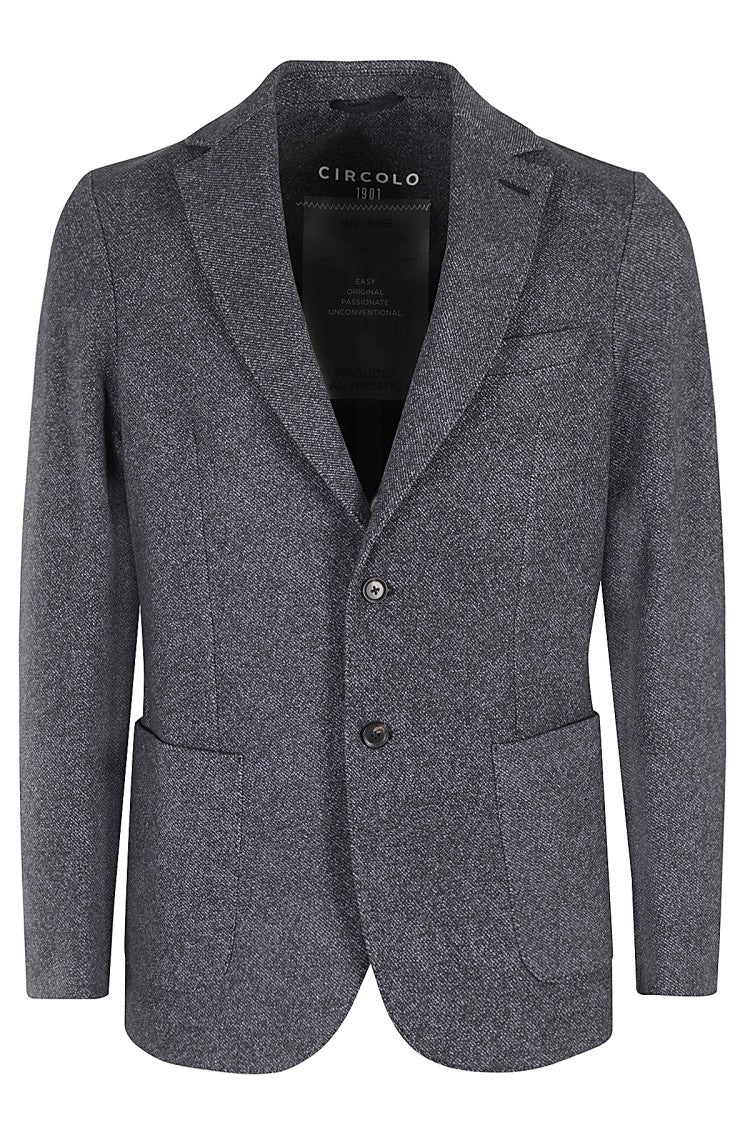 Single-Breasted Plush Cotton Jacket