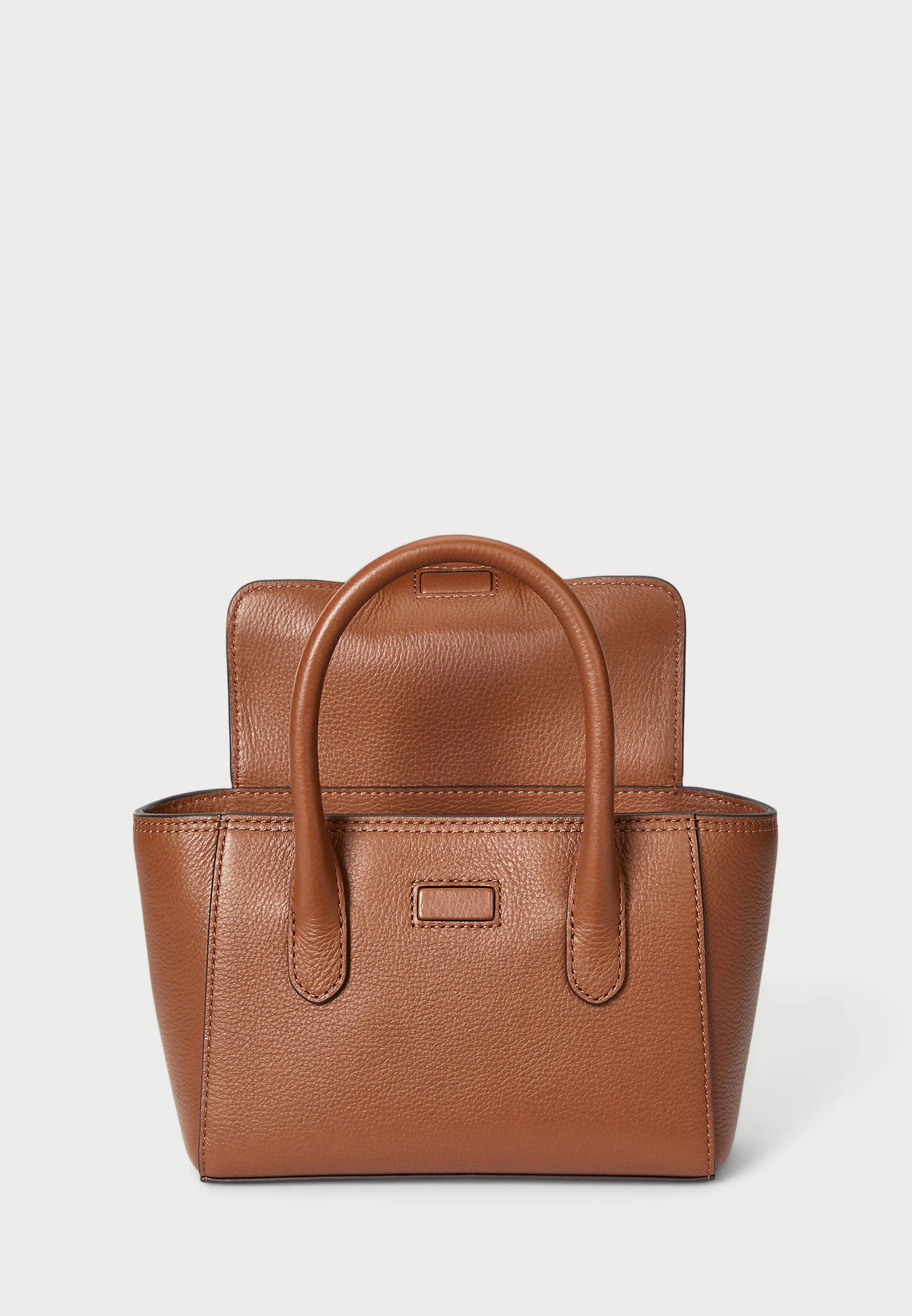 Brown Tnnr Small Rattan Satchel Bag