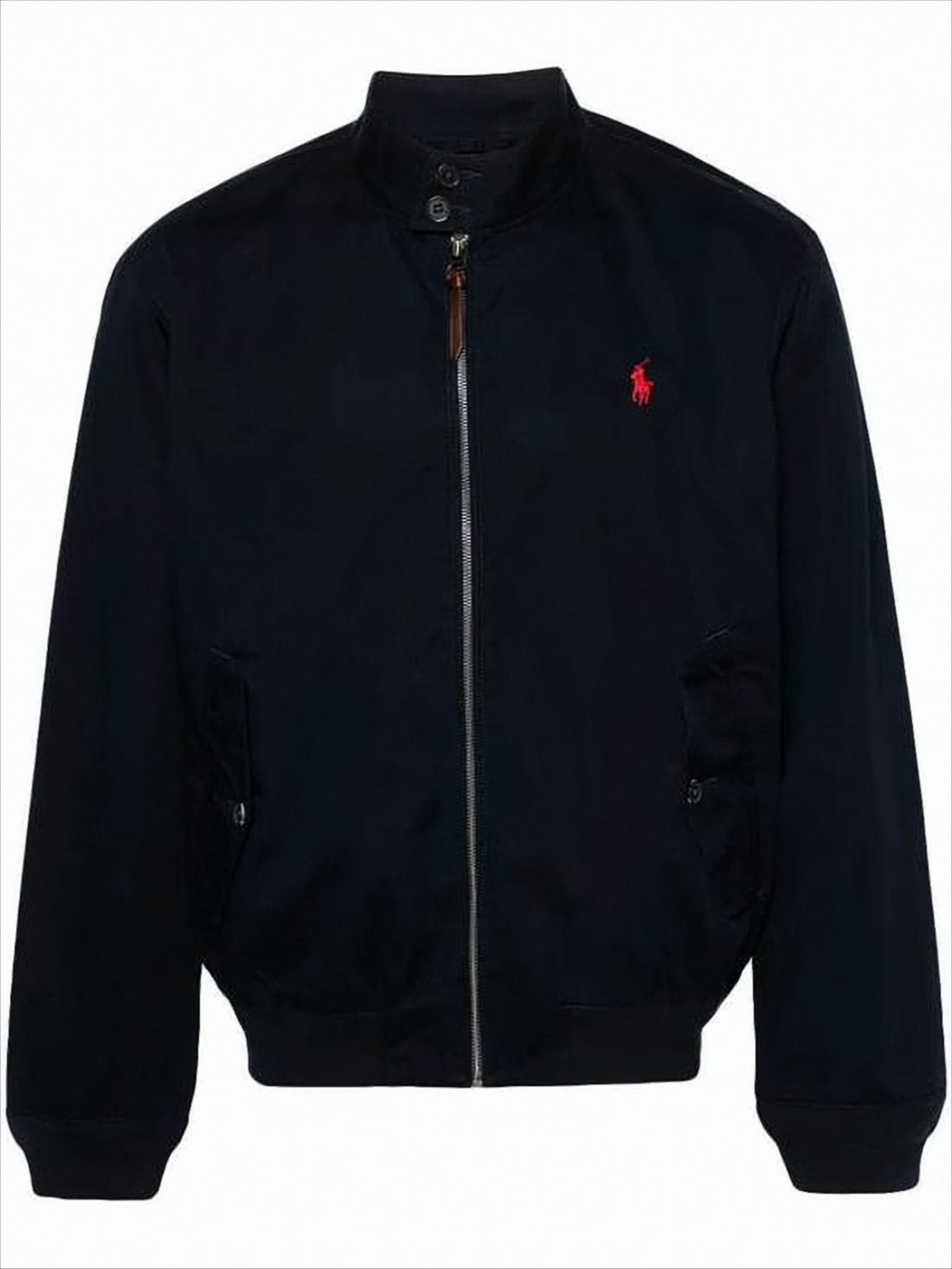Contemporary Black Jacket with High Collar