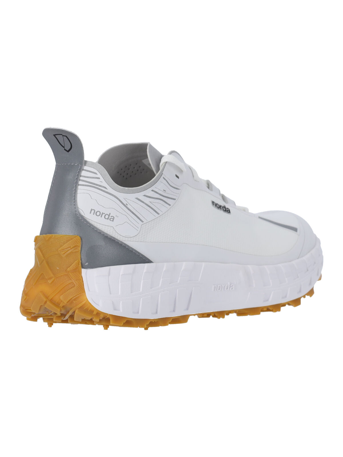 Streamlined White Sneakers With Subtle Grey Accents