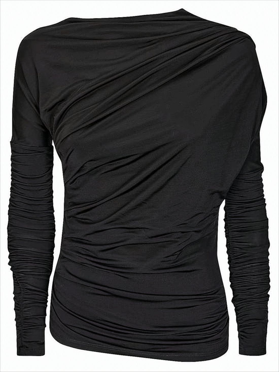 Long-Sleeve Fitted Top