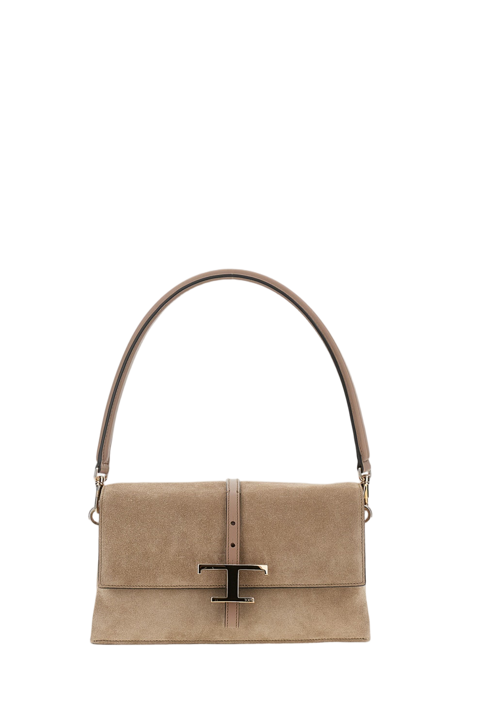 T Timeless Suede Flap Bag