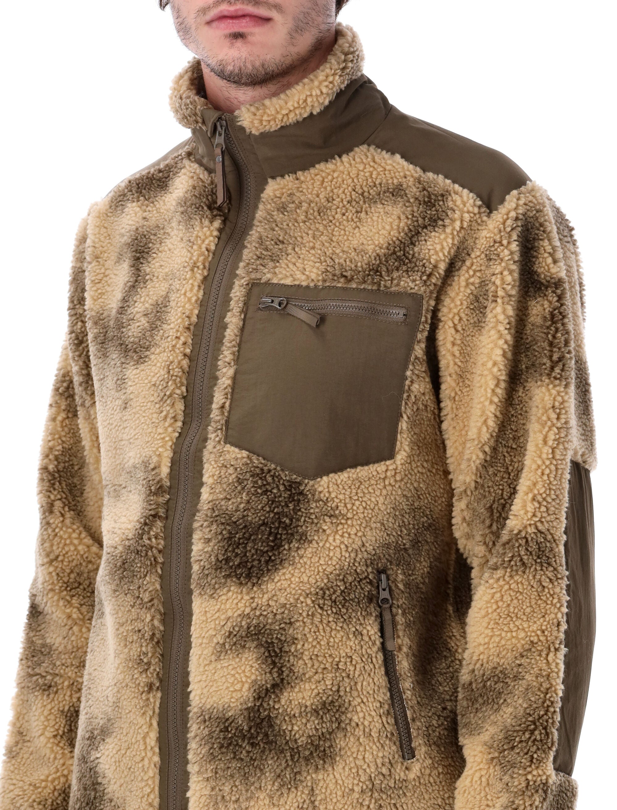 Deep Pile Fleece Zip Jacket