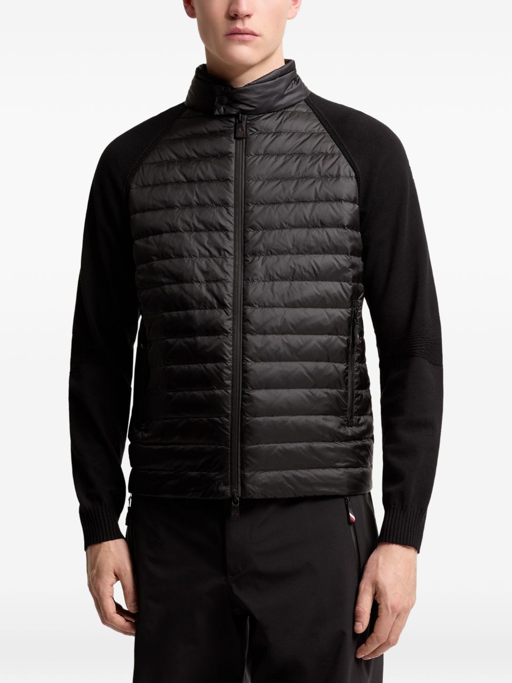 Quilted Front and Back Knit Sweater