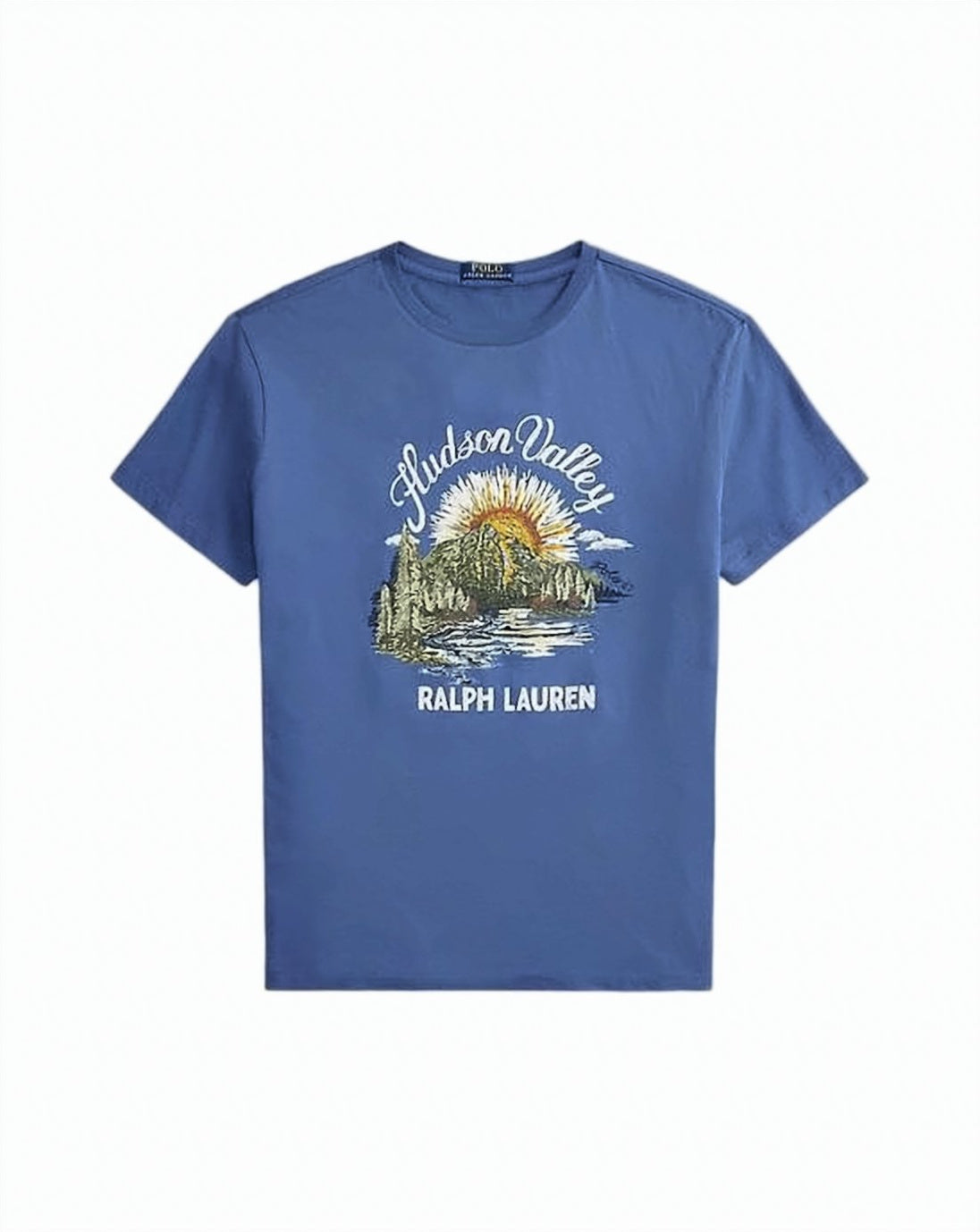 Relaxed Fit Graphic Print T-Shirt with Scenic Design