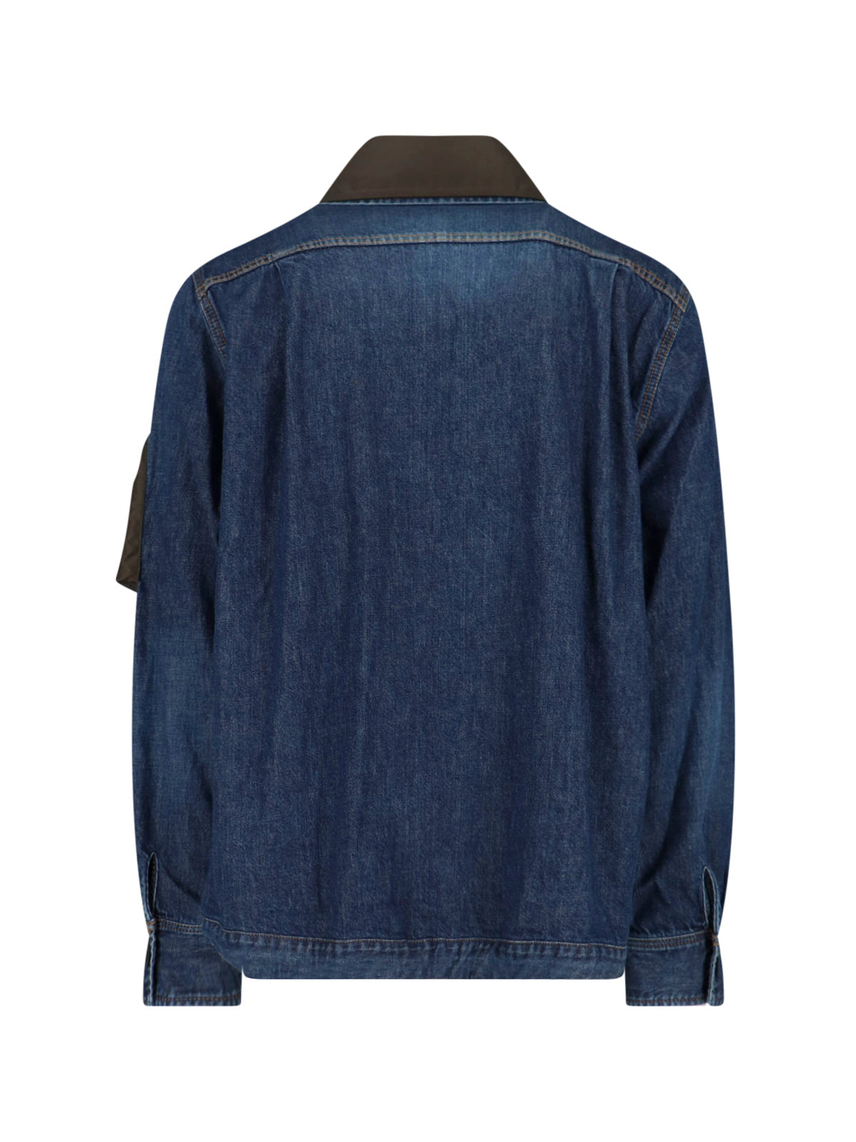 Structured Zip-Up Jacket With Contrasting Panels