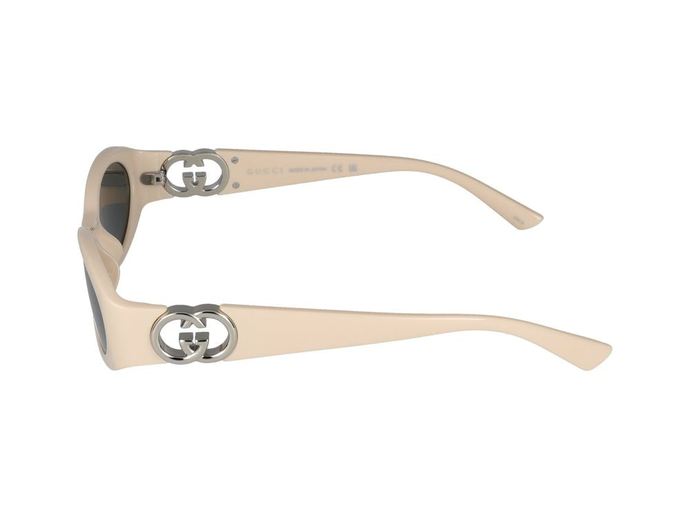 Sunglasses Gucci GG1660S 004 ivory ivory grey 54/16/135