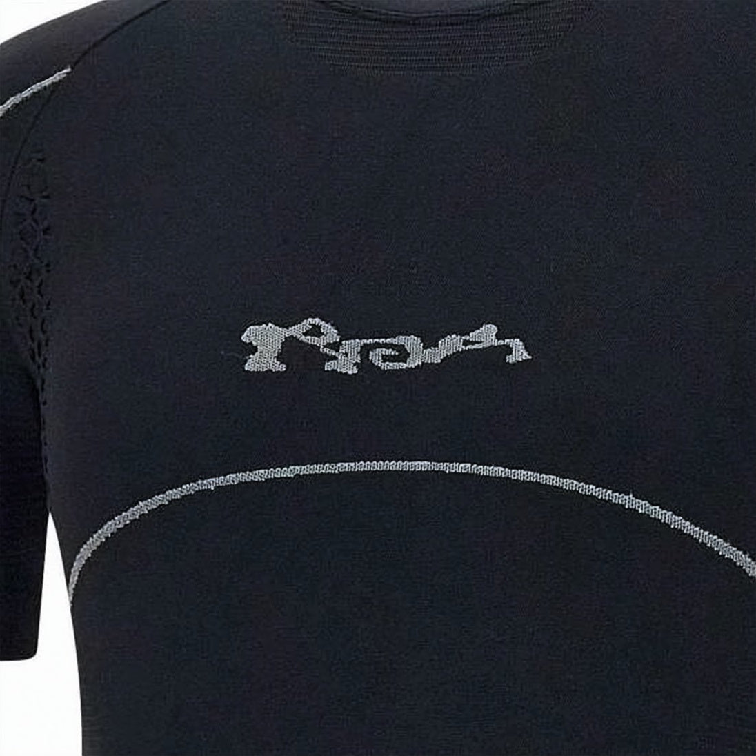 Short-Sleeve Fitted T-Shirt With Textured Ventilation